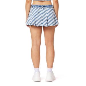 FA26 OW DENIM STRIPED SKIRT - DENIM